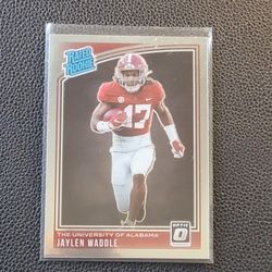 Jaylen Waddle Rated Rookie Donruss Optic