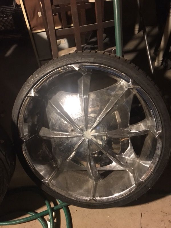 24 inch 5X5 Greed Rims