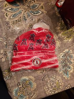 Angels Baseball Beanie Cap Christmas In June LAA