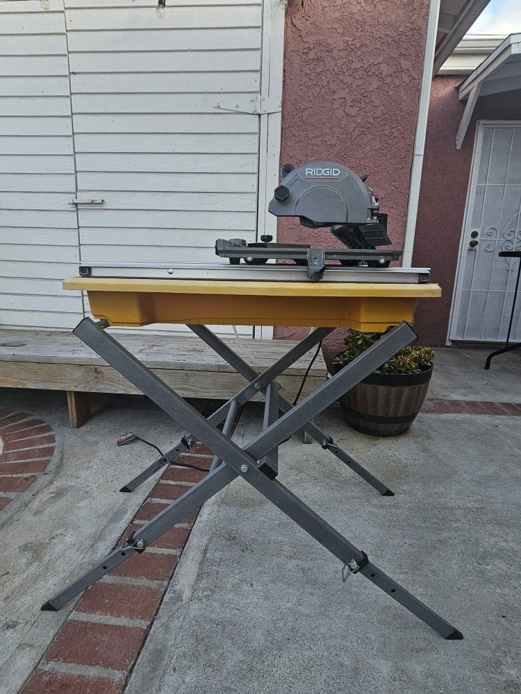 Rigid Wet Tile Saw