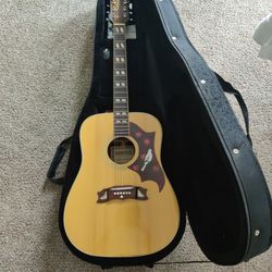 Montaya Acoustic Guitar Model D-51 with Case And Accessories