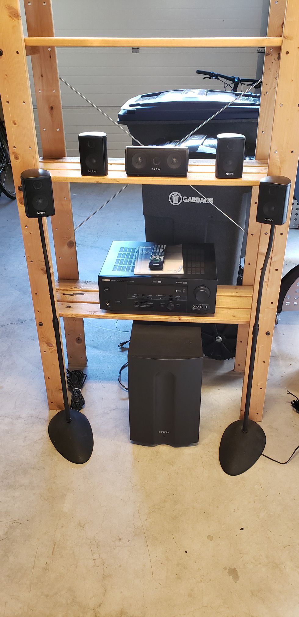 Yamaha Surround Sound Amp and Speakers