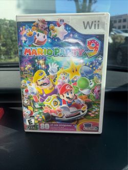 Wii - Mario Party 9 - Complete/CIB Manual - Nintendo  - Tested/Working
