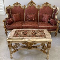 French living and dining room furniture complete set