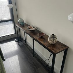 80” Brown Console Table 