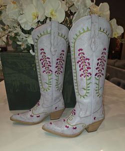 💜 BUCK & BRANA SOPHIA PURPLE WESTERN BOOTS 💜