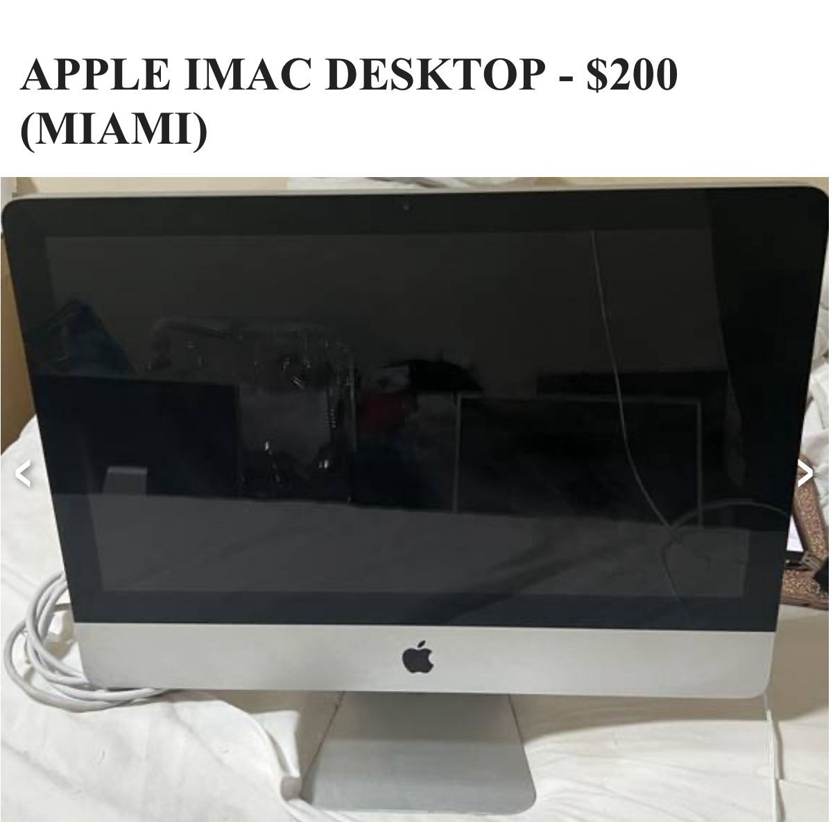 APPLE IMAC DESKTOP