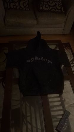 Sp5der Black Hoodie