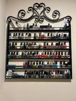Metal Nail Polish Rack