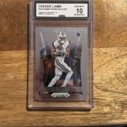 CeeDee Lamb 2024 Prizm Deca #78 Gem Mint 10