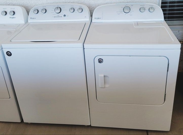 Whirlpool Washer Machine And Electric Dryer (90 DAYS WARRANTY) DELIVERY AND INSTALLATION AVAILABLE