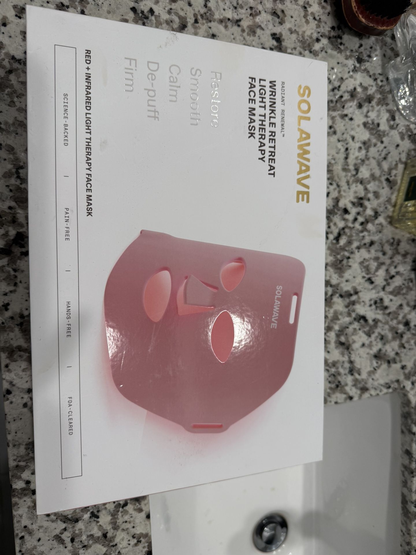 Solawave Wrinkle Retreat Light Therapy Face Mask -MOVING SALE