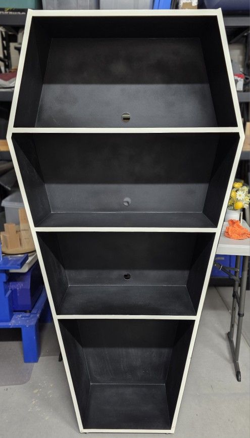 Handmade Coffin Bookshelf