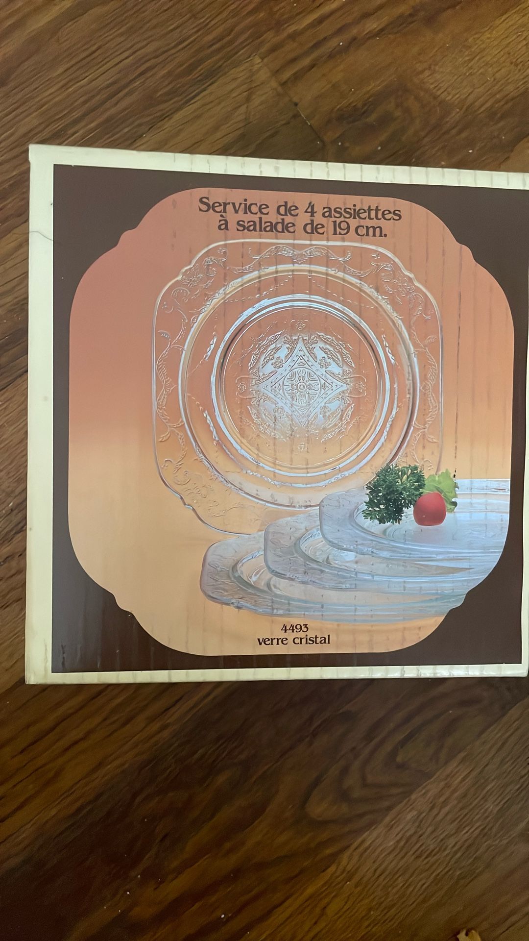 Vintage Indiana glass salad plates
