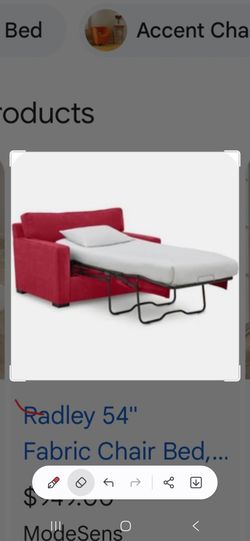 Chair bed $500