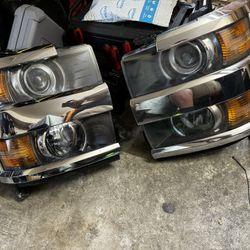 Silverado Hd Head Lights Oem 