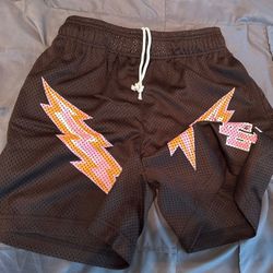  Eric Emanuel EE Dark Brown/Pink Bolt  SMALL