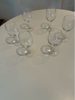 Wine Glasses-6 Offered at $10