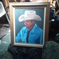 The Cowboy Painted By Harriet Williams Uhalde