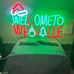 Grinch - Light Up Decor “Welcome To Whoville”