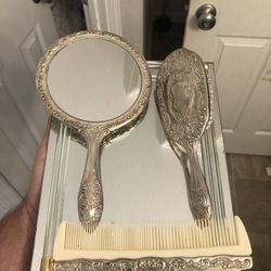 Sterling Silver Antique Beauty Set