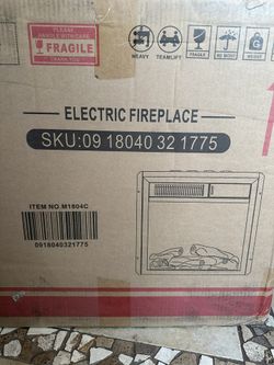 Electric Fireplace.
