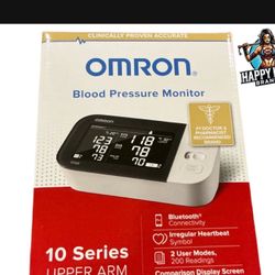 New Omron Series 10 Upper Arm Blood Pressure Monitor