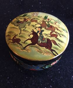 Two Hand Painted boxes”miniature” from Persia!