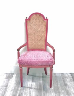 Vintage Style Cane-Back Armchair 💕Please Read Description