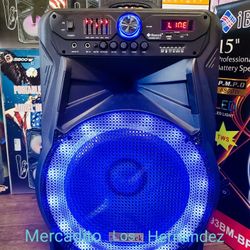Pro Bluetooth Speaker ❗️ 15" Woofer 6800w ❗️IBASTEK 1593bT ❗️2026 Version 🔊Wireless Mic 🎤 