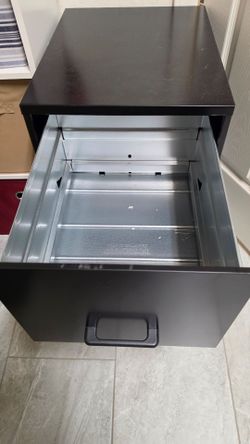 Black File Cabinet