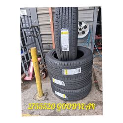 275-55-20 275/55/20 New Tire Set Goodyear Eagle Sport Installed And Balanced $970 We Finance FINANCIAMOS ‼️