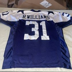 Authentic Roy Williams GridIron Reebok Dallas Cowboys Jersey Mens 48 Sewn Clean