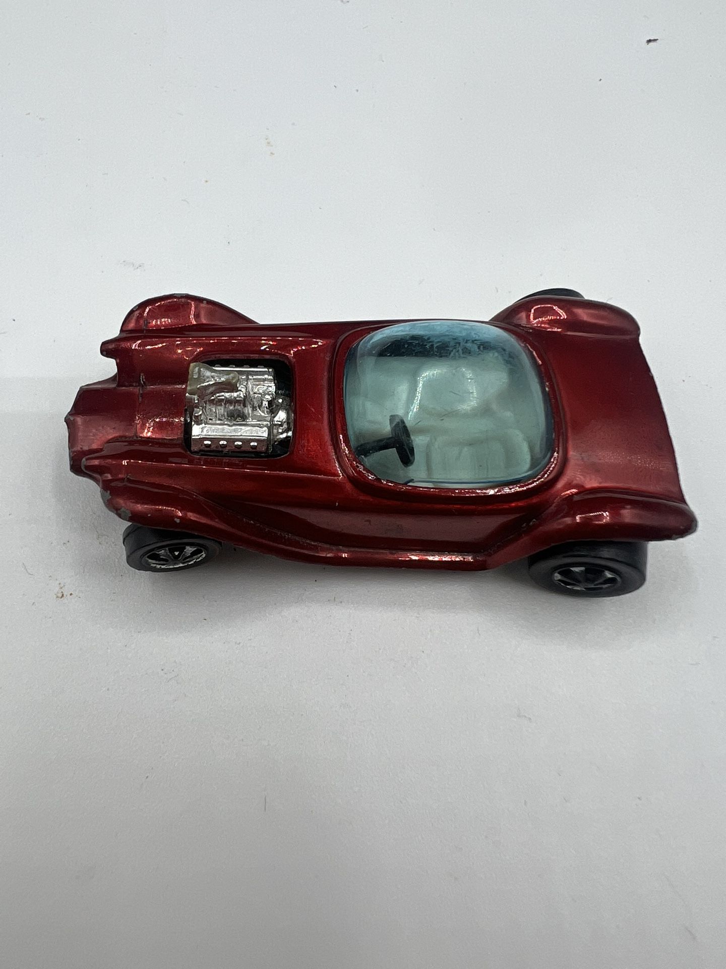 1967 Hot Wheels Redline Vintage Beatnik Bandit Hong Kong Red Excellent Condition