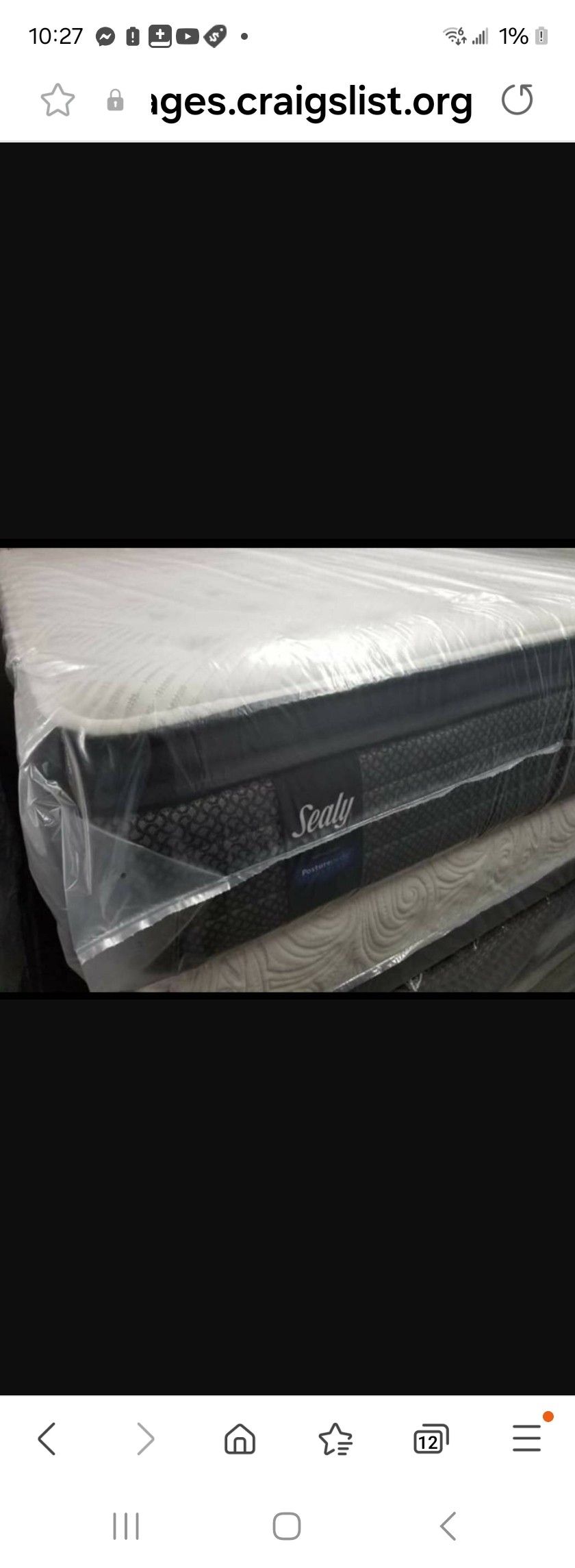 King size new thick pillow top beds can deliver