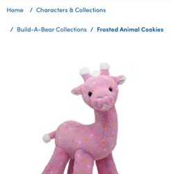 Pink Frosted Animal Cookie Giraffe