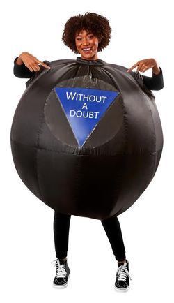 Magic 8 Ball Adult Inflatable Costume 