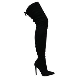 High Knee Black Boots 