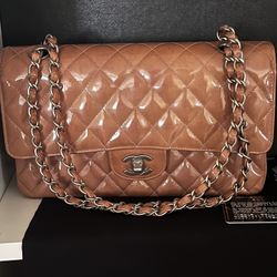 Chanel Patent Leather Small Classic Bag 