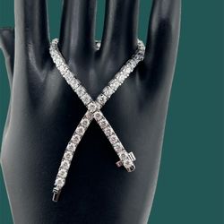 Tennis Bracelet In 14k White Gold