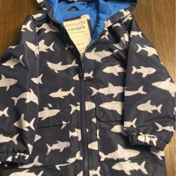 Carters Color Changing Rain Jacket When It Gets Wet 