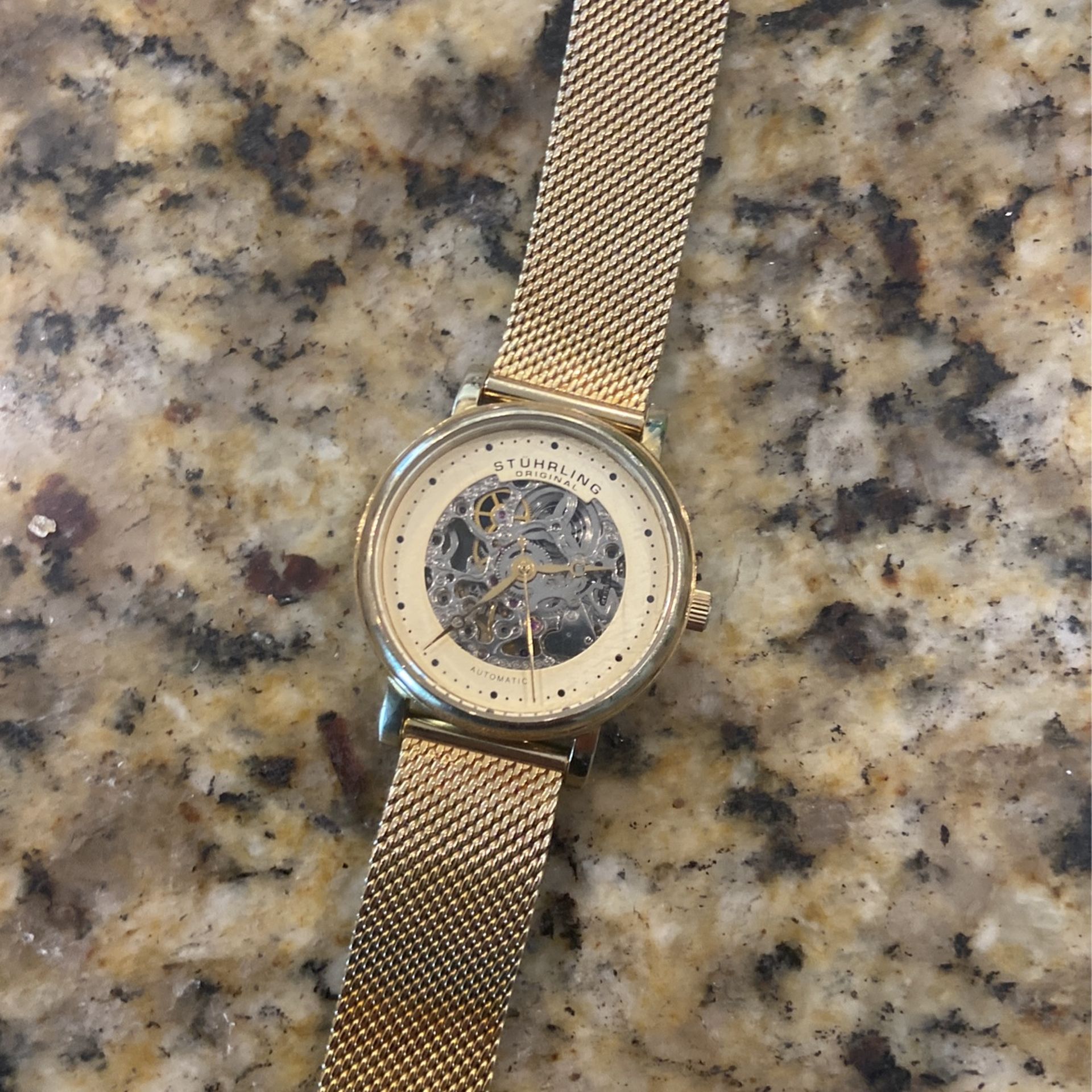 Stührling Automatic Skeleton Watch