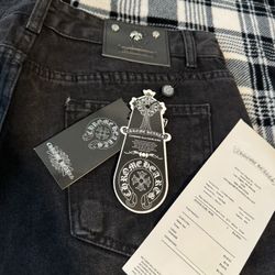 Custom Chrome Hearts Size 36 Jeans Receipt