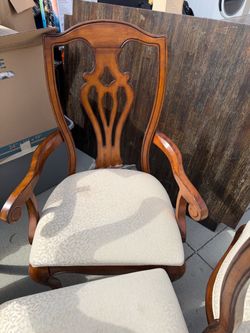 6 Formal dining chairs