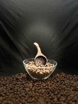 Handmade “The Lefty” Black Walnut Coffee Scoop ⚡☕
