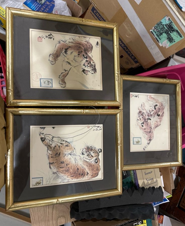 Tigers of Liu Jiyou 1979 First Day Stamps by Fleetwood