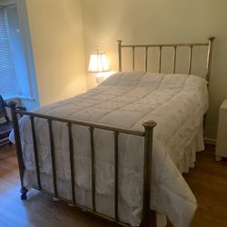 Brass Bed  Frame With mattress