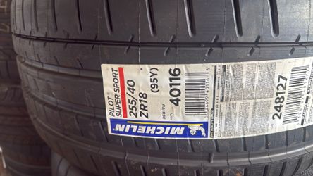 Brand New Michelin Pilot Super Sport Tires 255/40ZR18 255/35R20 95Y BMW OEM Set of 4