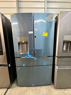 GE PROFILE 36” STANDARD FRENCH  4 DOOR FRIDGE WATER & ICE✨WARRANTY✨DELIVERY✨