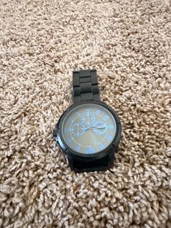 Black Chronograph Watch